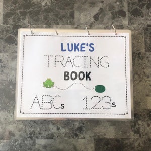 Tracing Book, Learning ABCs, Practice Writing Activities, Learning Letters and Numbers, Dry Erase, Preschool Writing, Pre-K