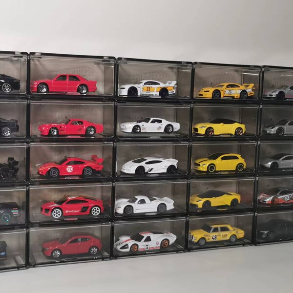 Display Case for 1:64 Diecast Cars