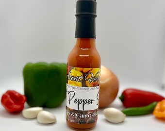 Aunt Verna’s Homemade Hot Pepper Sauce