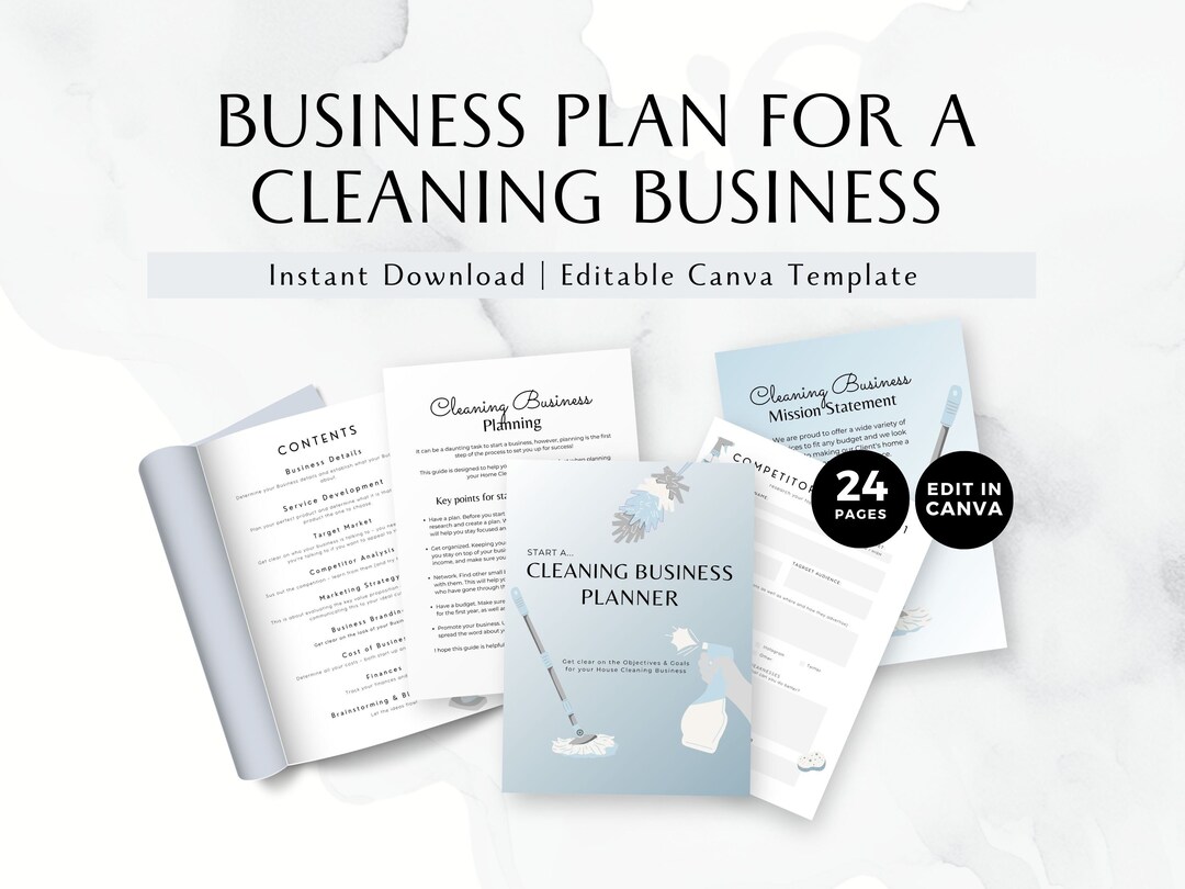 Cleaning Service Business Plan Guided Planner Business Proposal Cleaning Service Business Plan Guided Planner Business Proposal