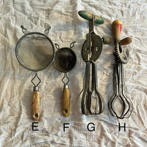 Antique and Vintage Kitchen Utensils, Farmhouse, Kitchen Decor - Etsy