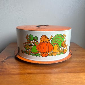 バロノフ　tin  ケーキドーム　cake ballonoff カントリー Ballonoff Cake Tin - Etsy