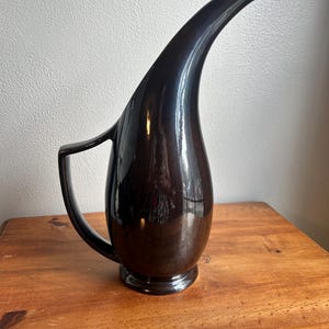 Vintage Red Wing Lotus Bronze water pitcher, Red Wing Pottery, Mid Century Modern, MCM, Mid Century pottery, retro kitchen, gift for her