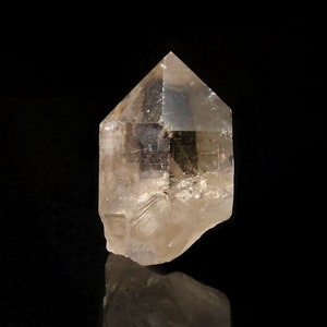 Smoky Quartz with Golden Rutile inclusions, from Brazil. Item CW-2624.