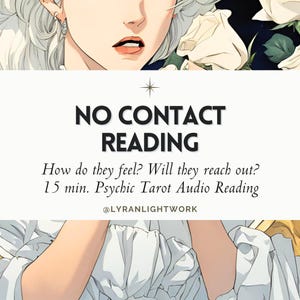 Sans contact, tarot psychique, lecture audio 15 min.