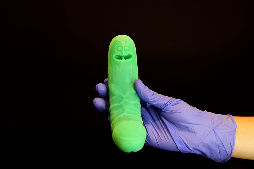 PICKLE DICK Made to Order Custom Platinum Silicone Pickle Rick Etsy