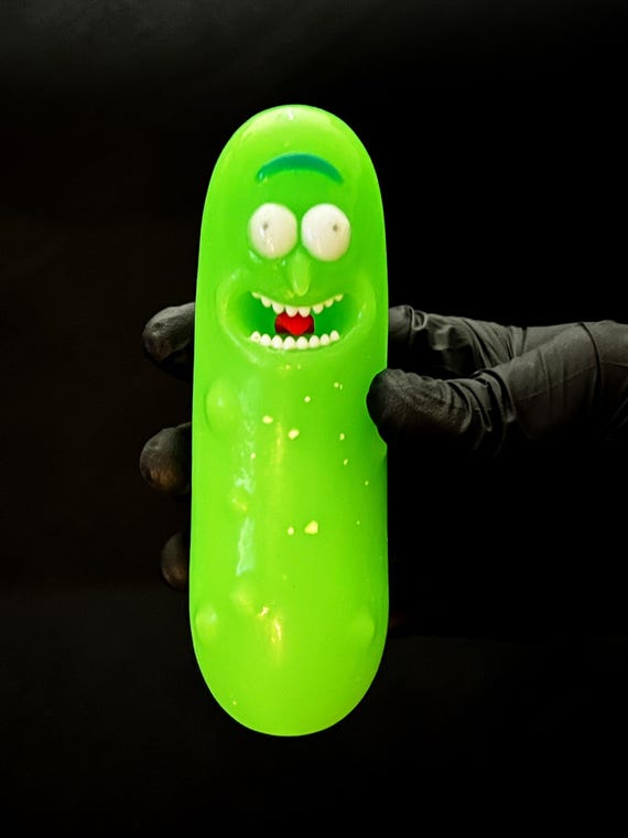 Pickle Rick Squishy Fidget Toy Fluorescent and Glow Platinum Silicone - Etsy Denmark Pickle Rick Squishy Fidget Toy Fluorescent and Glow Platinum Silicone - Etsy Denmark