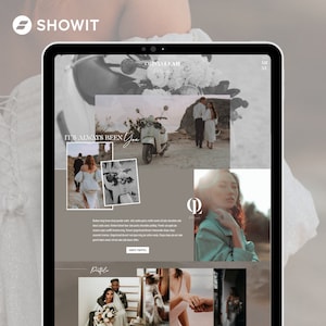 Showit Website Template, Photographer website template, Showit Website Template for Photographer, Wedding Photography Website,