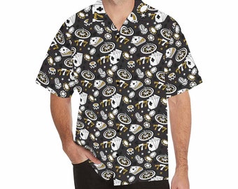 Personalized Photo Hawaiian Shirt, Custom Face Short Sleeve Shirts