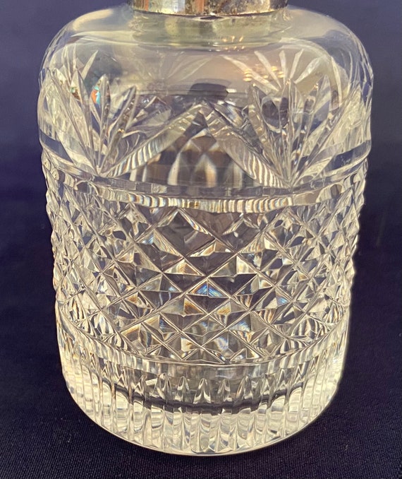 Waterford Large Carved Crystal and Silverplate Pe… - image 2