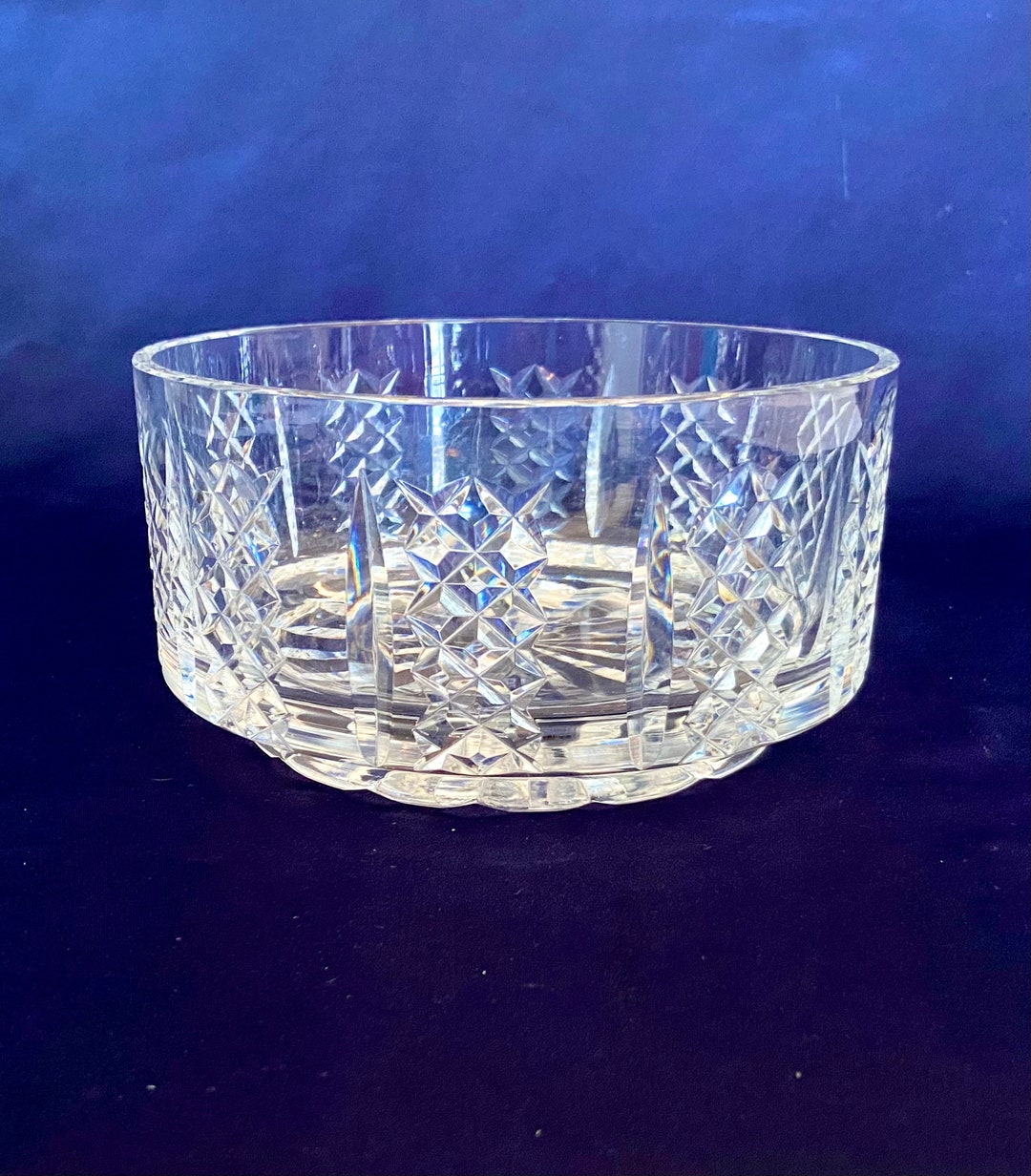 Rare Waterford Crystal Bowl 7 Hibernia Pattern Etsy