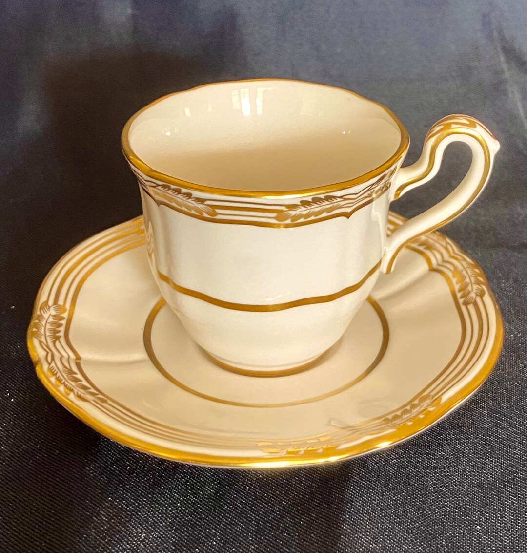 Spode Sheffield Bone China Cup and Saucer Pristine Etsy