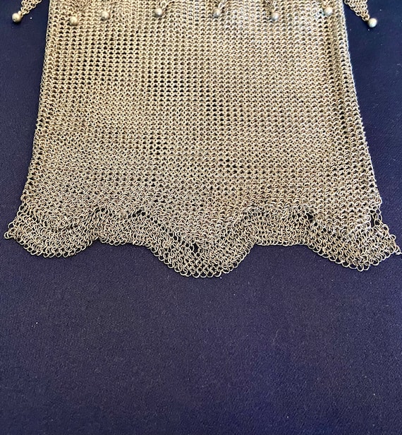 Unique Sterling Silver Mesh “Drawstring” Handbag - image 3