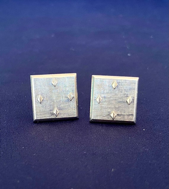 Sterling Silver (and Gold?) Cufflinks and Tie Cli… - image 2
