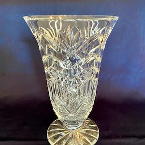 Large Waterford Cut Crystal Vase