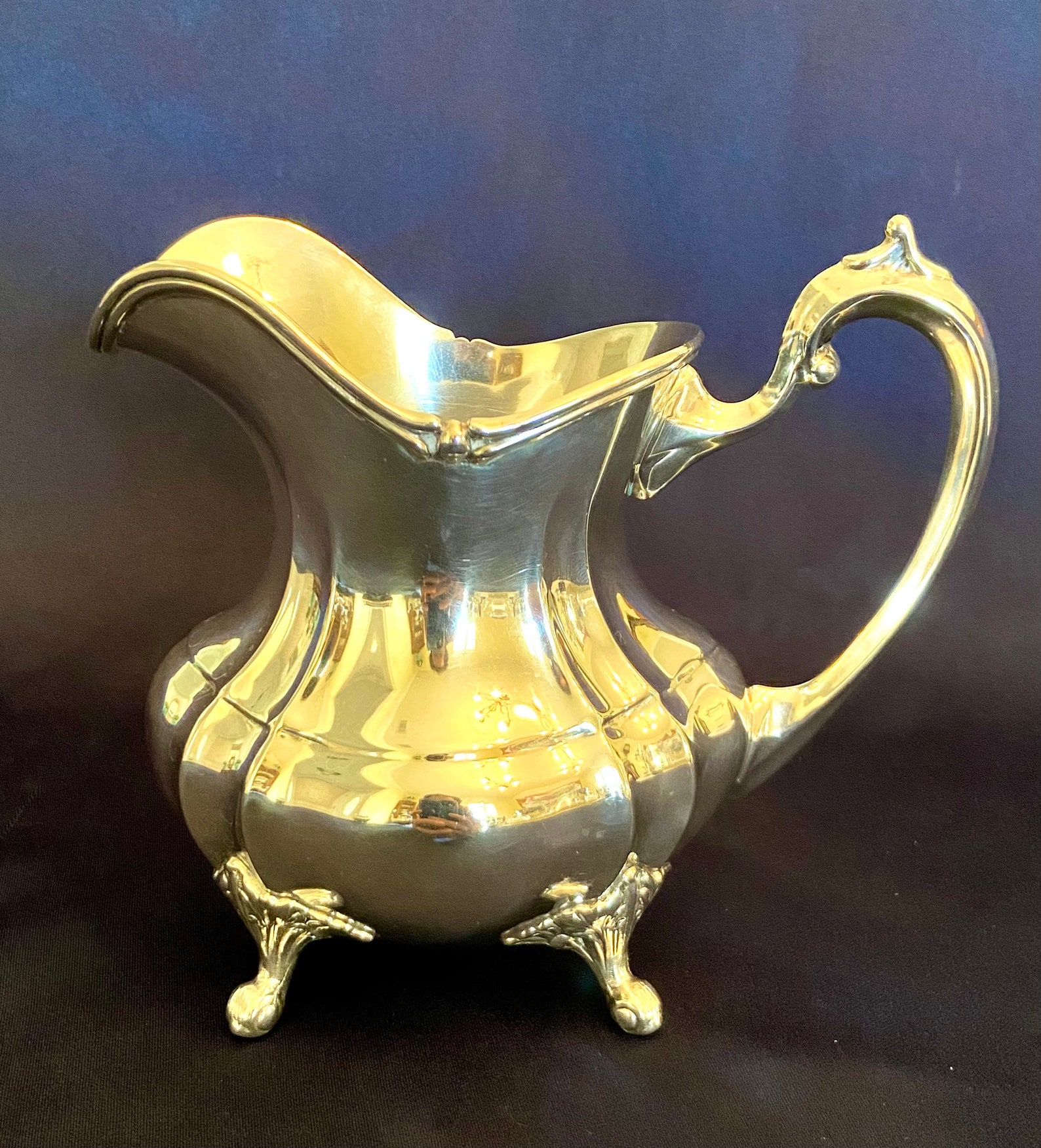 Large 5piece Sterling Silver Tea/coffee Set Fisher Etsy