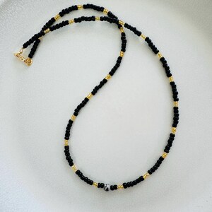 Beaded Mens Necklace: Jasper Stone, Gold Accents, Bohemian Jewelry