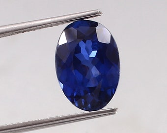 4.50 Ct Ceylon Blue Sapphire: Oval Cut Loose Gemstone