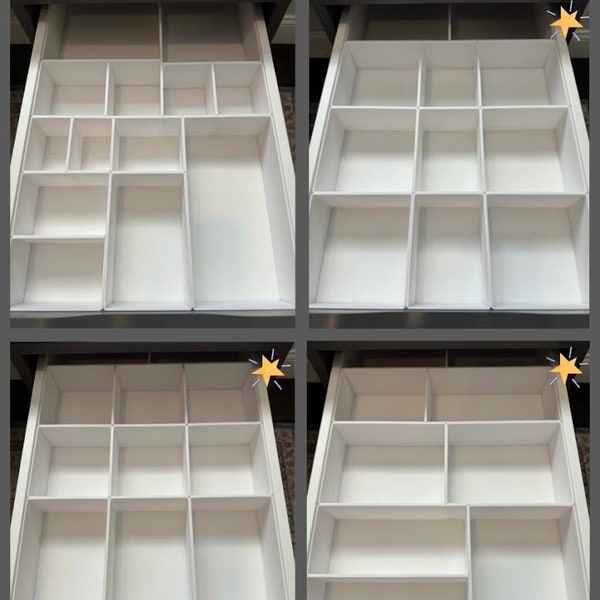 IKEA ALEX Drawer Unit Custom Organizer Inserts