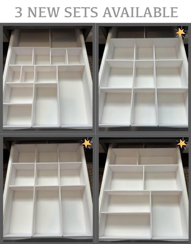 Drawer Organizer 8 Compartment Fits IKEA Alex Tall Drawers 6 Compartgm –