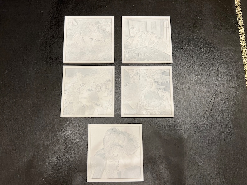 Custom 3D Printed Lithophane Light Box High Quality Pictures & LED Bulb