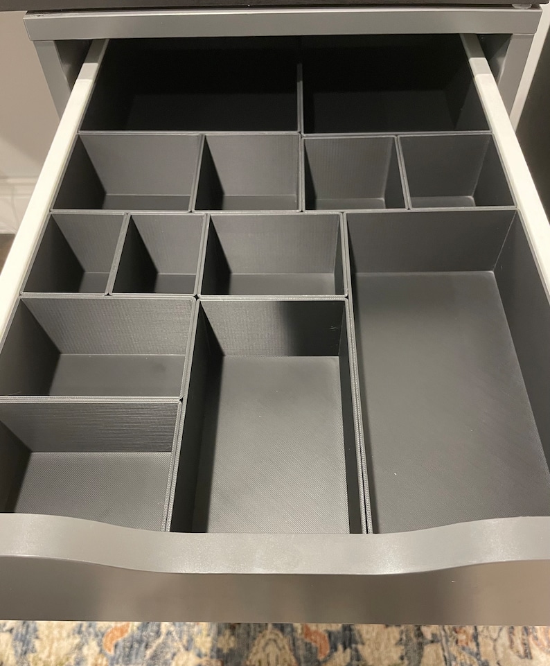 IKEA ALEX Drawer Unit Custom Organizer Inserts Etsy