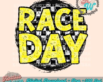 Race Day PNG, Instant Download, digital download, Racer Girlfriend, Race Mom, Racing Sister, Checkered Flag, Summer Fun