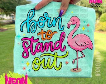 Flamingo PNG, beach day, lake day, summer neon png, trendy, river design, floatin boatin png, vacation png, good vibes png