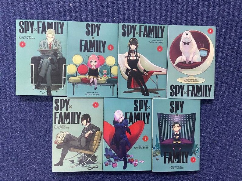 Japan Comic Anime Manga Spy X Family volume 01 07 End in - Etsy Finland