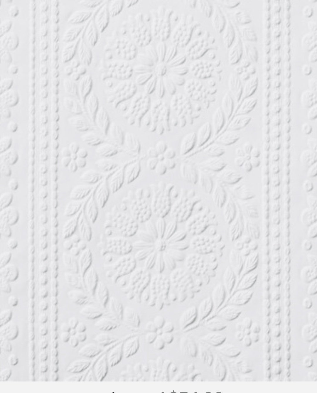 Brand New High Quality Paintable Vinyl Embossed Wallpaper - Etsy Australia