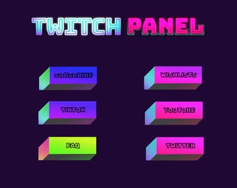 Colorful Twitch Panels: Custom Streamer Box Banner (24.png)