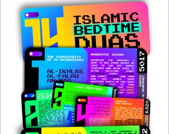 Bedtime Duas: Islamic Prayers for Peaceful Sleep (Download & Print Cards)
