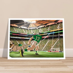 Croke Park Match Point • GAA Hurling Illustration Print • GAA Art • Hurling Art