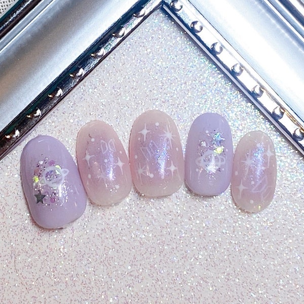 Jelly Press on Nails Etsy