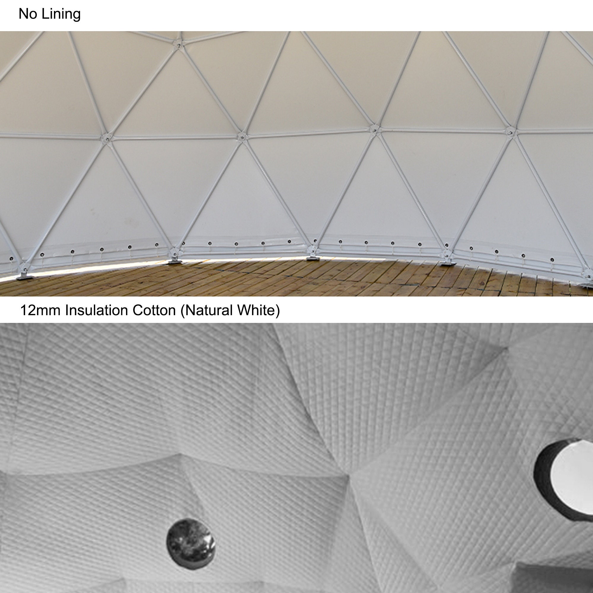 Tenda a cupola geodetica 20 piedi 6 m, casa geodetica, case a cupola