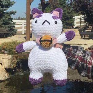 Custom Crochet Puppycat Plush Preorder, Bee and Puppycat Lover Gift, Cartoon Lover Gift, Cat Lover Gift, Puppycat Toy, Little Girl Gift