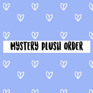 Mystery Plushie Box, Mystery Bag, Kids Mystery Gift, Cute Mystery Gift, Mystery Box, Boo Basket Stuffer, Stocking Stuffer, Boo Basket Filler