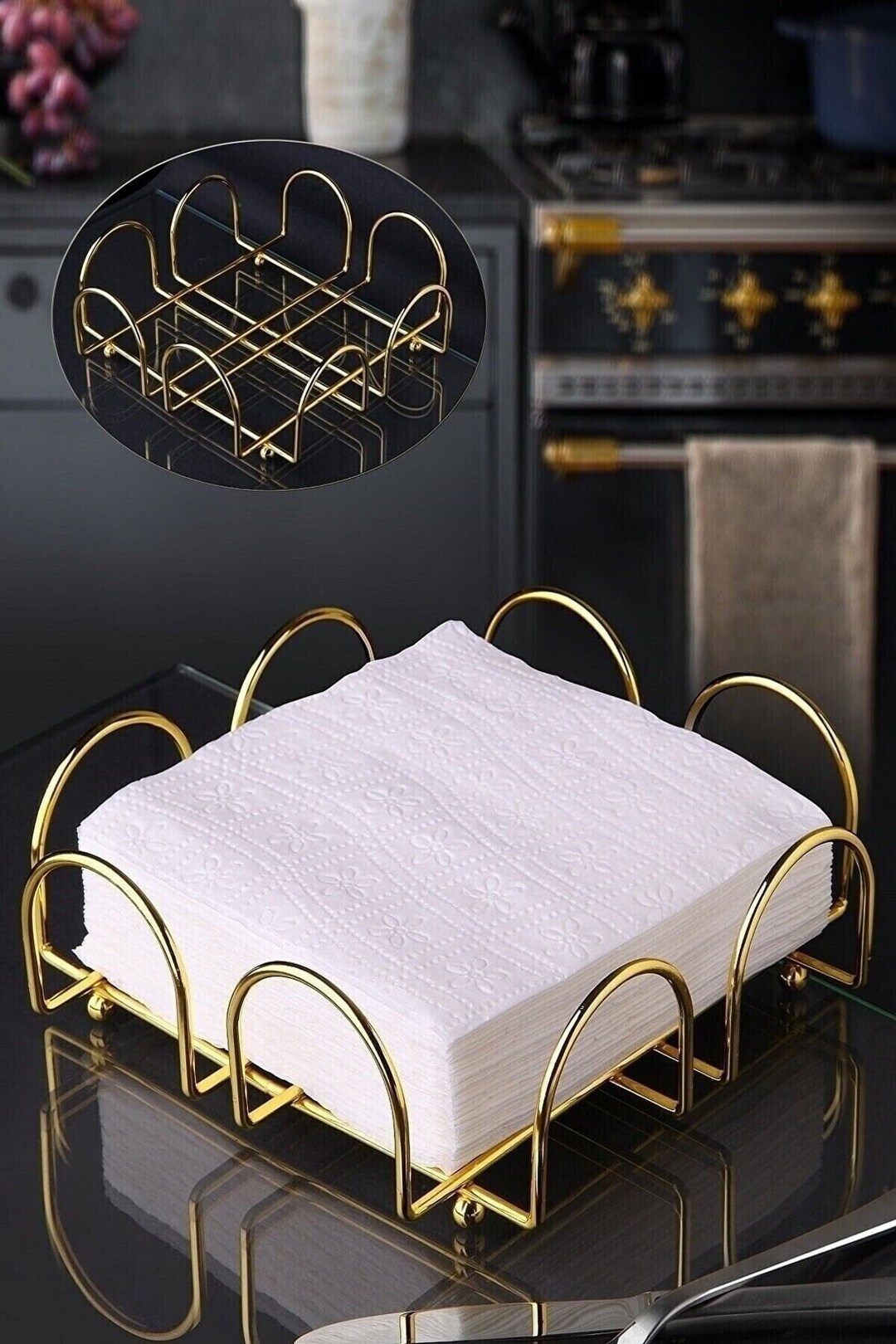 Tissue/napkin Holder Paper Napkin Holder for Kitchen Countertops Dinner Tables Etsy