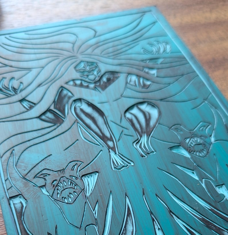 Lilith, Hebrew Goddess, the first woman,  Goddess guidance oracle card, handmade linocut art, eco-friendly gifts.