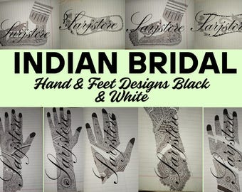Bridal Henna Design Ebook: 43 Hand-Drawn Mehendi Designs (PDF Download)
