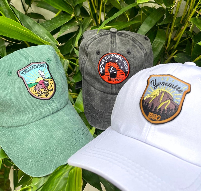 National Parks hat, US National Park Gifts,National Parks ,Camping Gift, Nature Lover ,Mountain Hiking Shirt ,Park hat ,Outdoor Adventure cap,