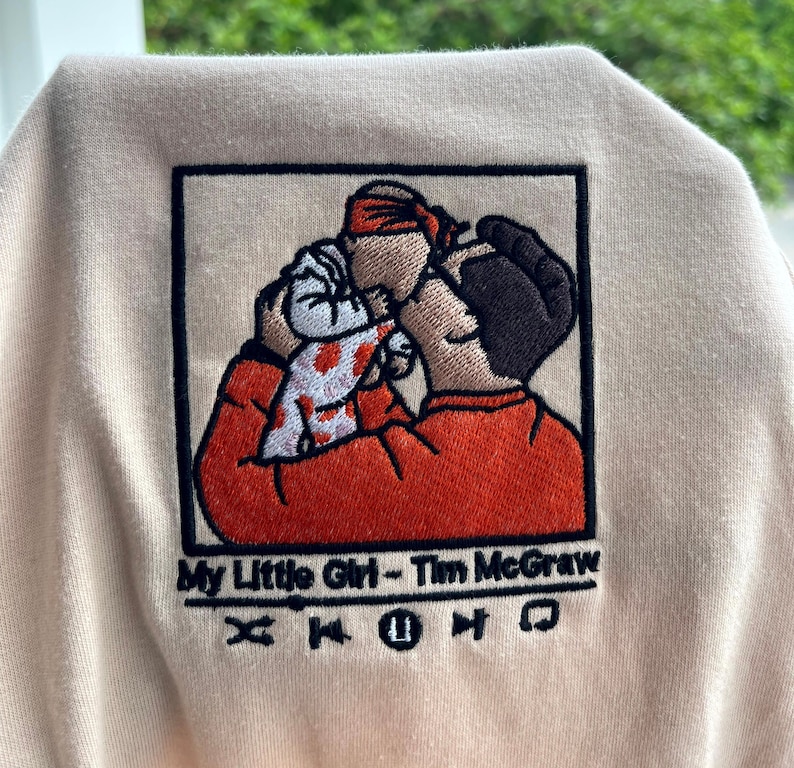 embroidered