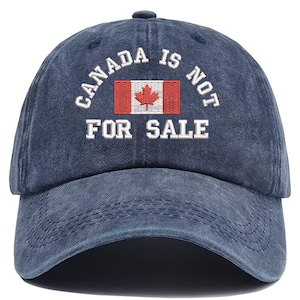 Canada is Not For Sale Hat, Canada Embroidered Hat, Gift for Canadians