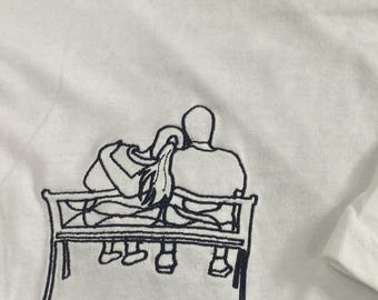 Custom photo shirt, Custom embroidered photo shirt, custom embroidered tshirt, Custom embroidered photo