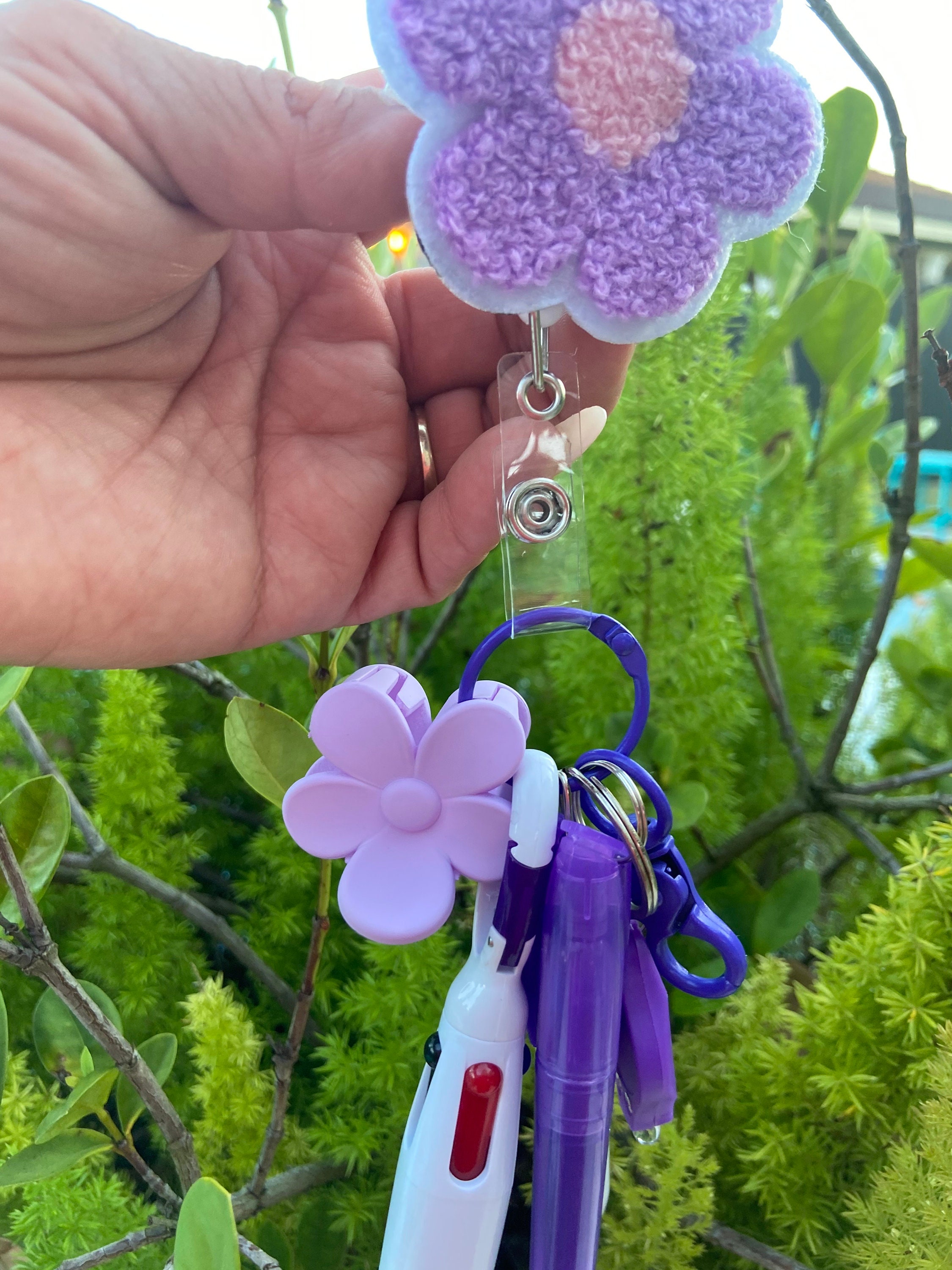 Badge Reel With Accessories Mini Highlighter Marker Etsy