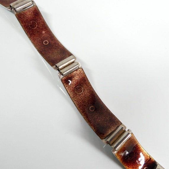 Karl Schibensky Armband 60er Jahre - versilbert, … - image 6