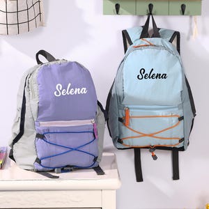Sac à dos personnalisé avec prénom, Sac à dos pour la rentrée des classes pour enfant, Sac à dos pour tout-petit, Cadeau pour fille garçon, Cartable de voyage pour la maternelle, la maternelle, Cadeaux pour bébé