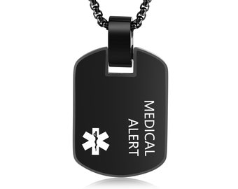 Collana Medica Personalizzata in Acciaio Inox - Proteggiti con Stile