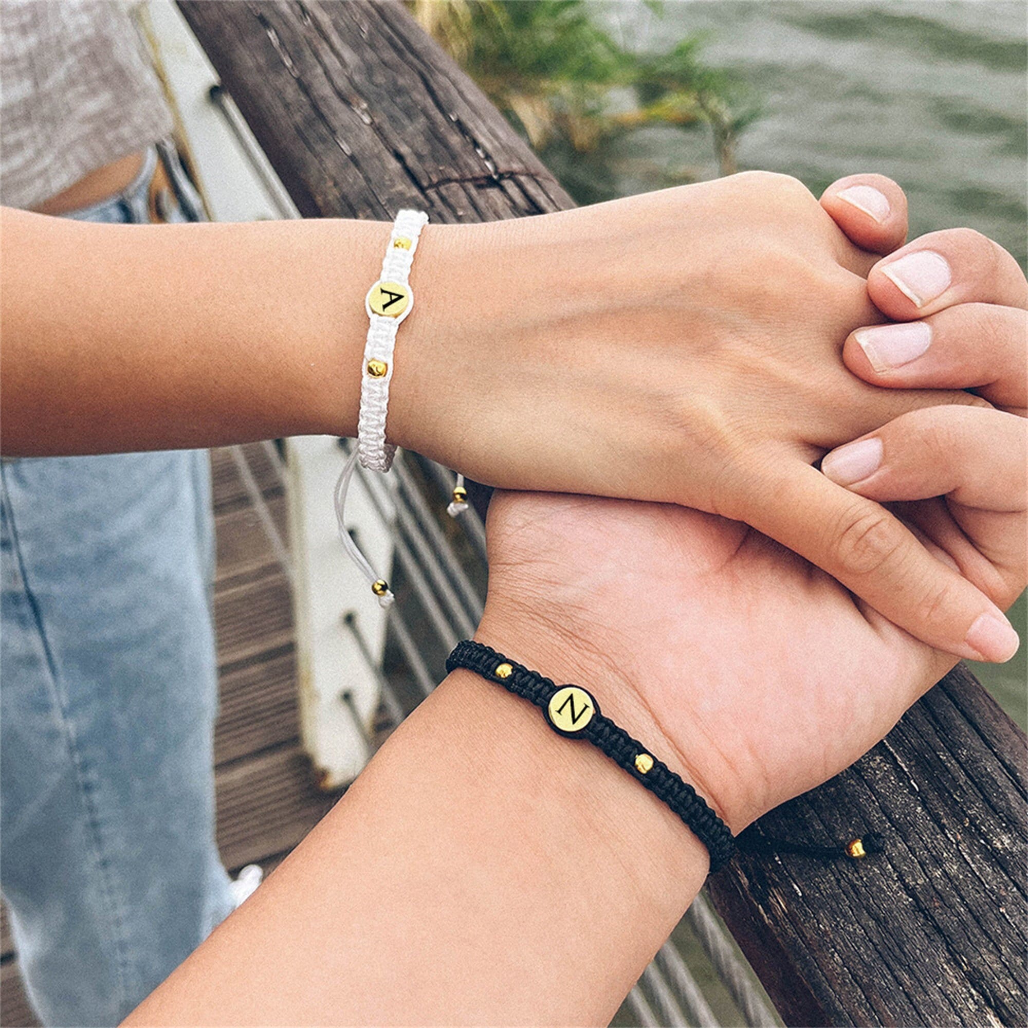 Elegant Twisted Couple Bracelets