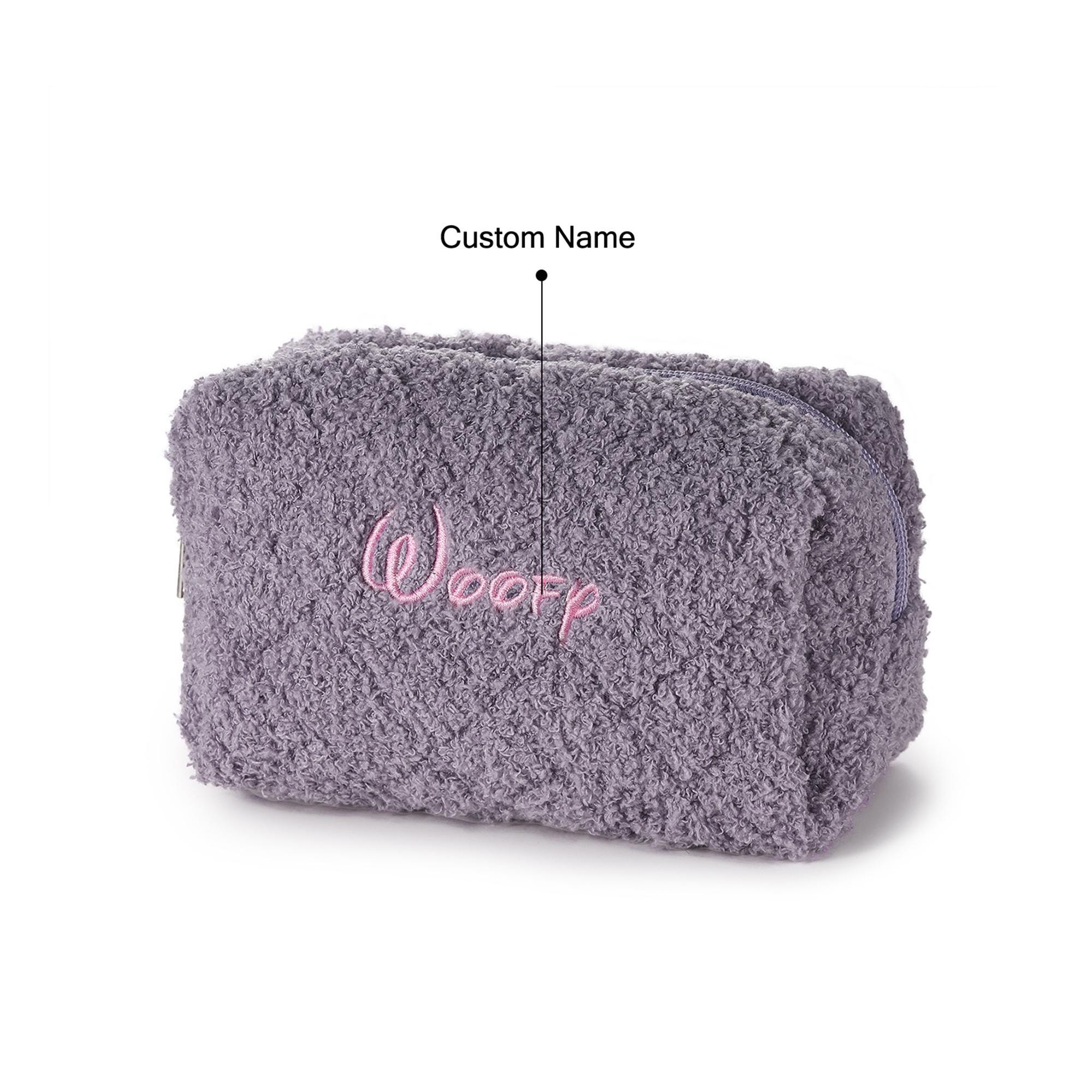 Embroidered Name Makeup Bag, Travel Cosmetic Bag, Cosmetic Organizer, Bridesmaid Makeup Bag, Mom Gift, Birthday Gifts Women, Bridesmaid Gift
